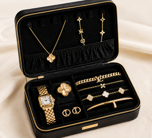 Jewellery box - 6 items